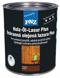 PNZ Ochranná olejová lasura PLUS 0,75l ( PNZ HOLZ-ÖL LASUR PLUS )