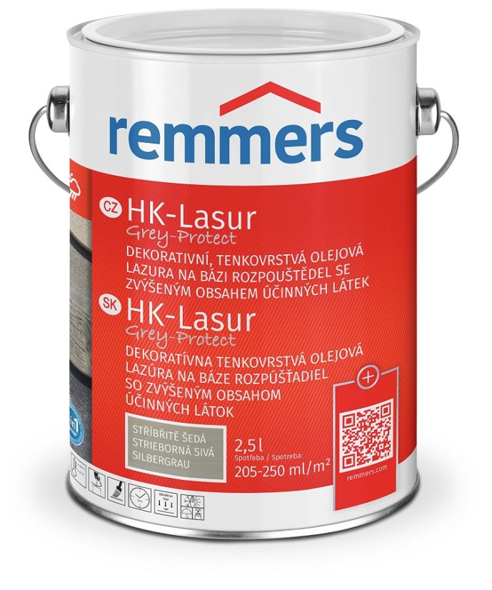 Remmers HK Lazura Grey Protect (HK-Lasur) 2,5L
