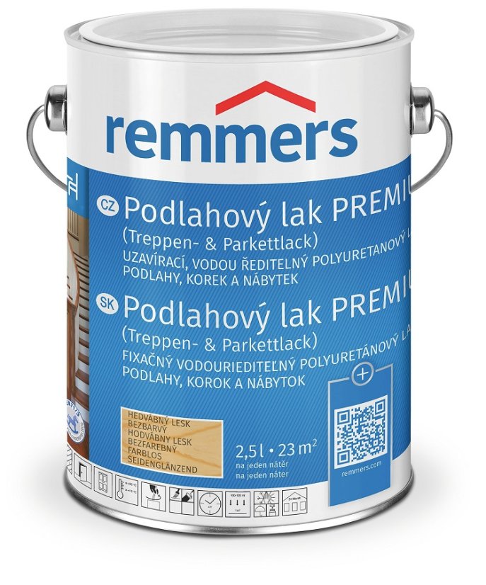 Remmers Podlahový lak Premium (Treppen & Parkettlack) 2,5L