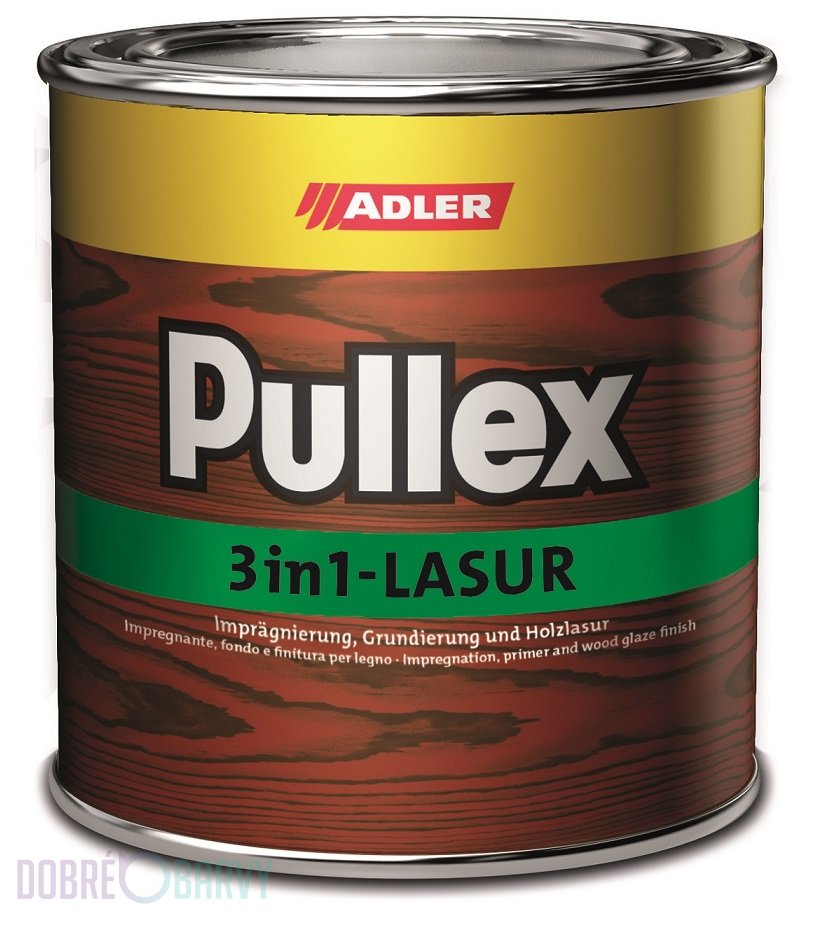 ADLER Pullex 3in1 Lasur 0,75l - Odstín: Palisander